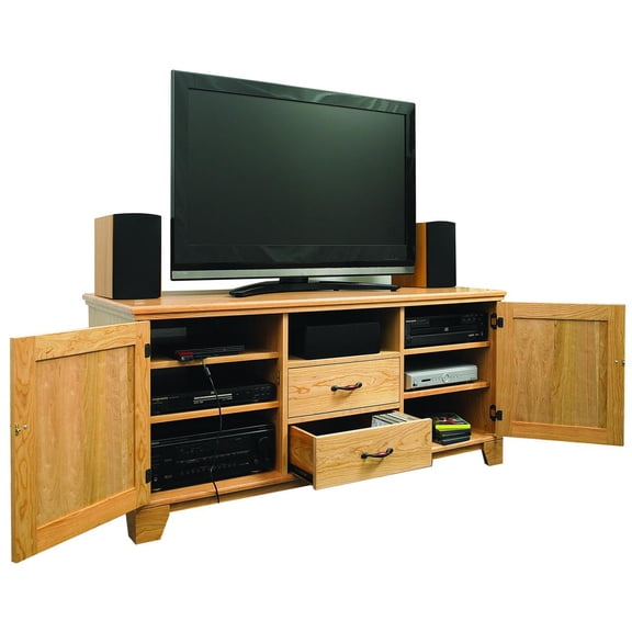 Woodcraft Project Paper Plan To Build Flat Panel Tv Entertainment Center - Material Not Included