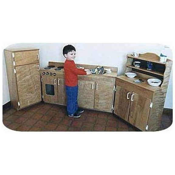 Woodcraft Project Paper Plan To Build Kitchen Playset - Material Not Included