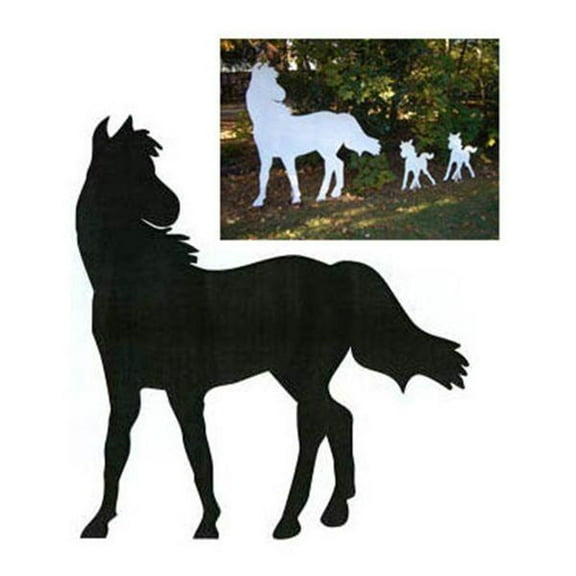 Woodcraft Project Paper Plan To Build Large Horse Shadow - Material Not Included