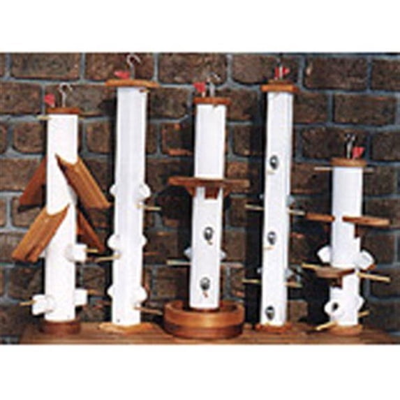 Woodcraft Project Paper Plan To Build Pvc Bird Feeders - Material Not Included