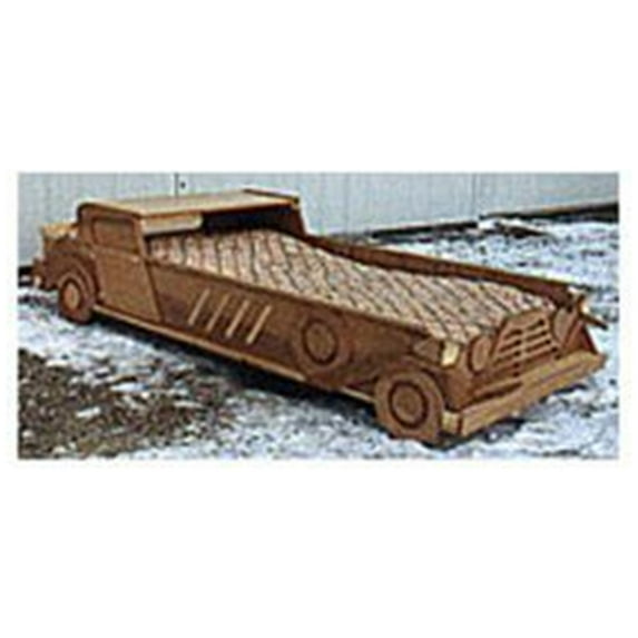 Woodcraft Project Paper Plan To Build Roadster Car Bed - Material Not Included