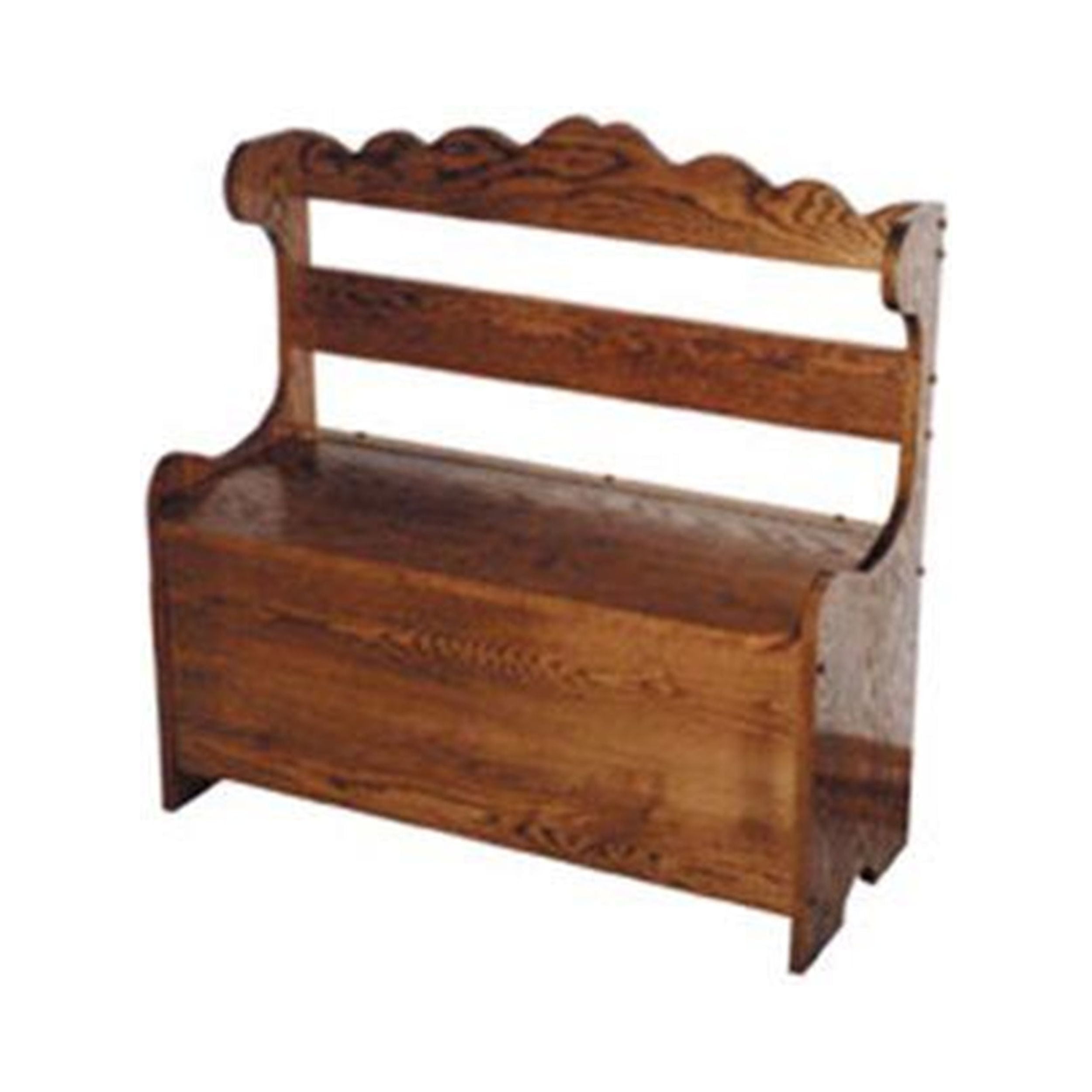 Woodcraft Project Paper Plan To Build Storage Bench - Material Not Included