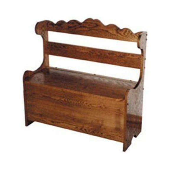 Woodcraft Project Paper Plan To Build Storage Bench - Material Not Included