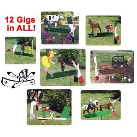 Woodcraft Project Paper Plan to Build Whirligig Plan Value Pack - Material Not Included