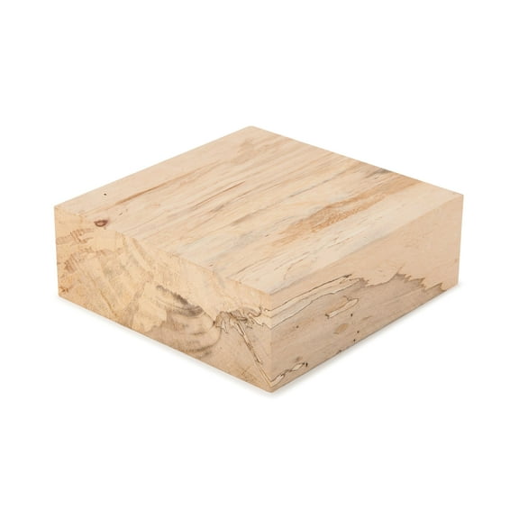 Woodcraft Tamarind Spalted Wood 2" X 6" X 6" 1-Piece