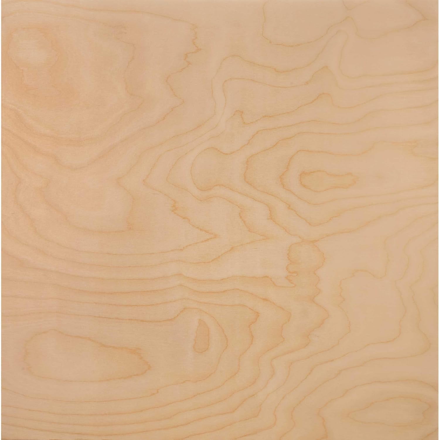 3/4" (18mm) Light Brown Phenolic Baltic Birch Plywood – 24" X 24" Panel, Film-Faced