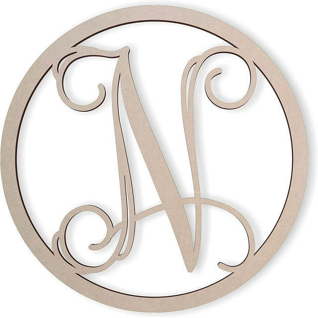 Woode Letters by ica Cursive Wood Letter for Wall Decor Various Sizes Durable Smooth Laser Cut