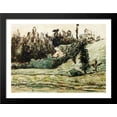 thumbnail image 1 of Wooded Hillside near Vichy 36x28 Large Black Wood Framed Print Art by Jean-Francois Millet, 1 of 2