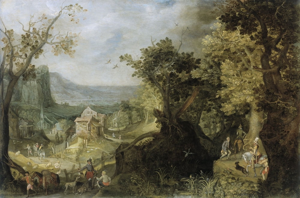 Wooded Landscape Canvas Art - (36 x 24)
