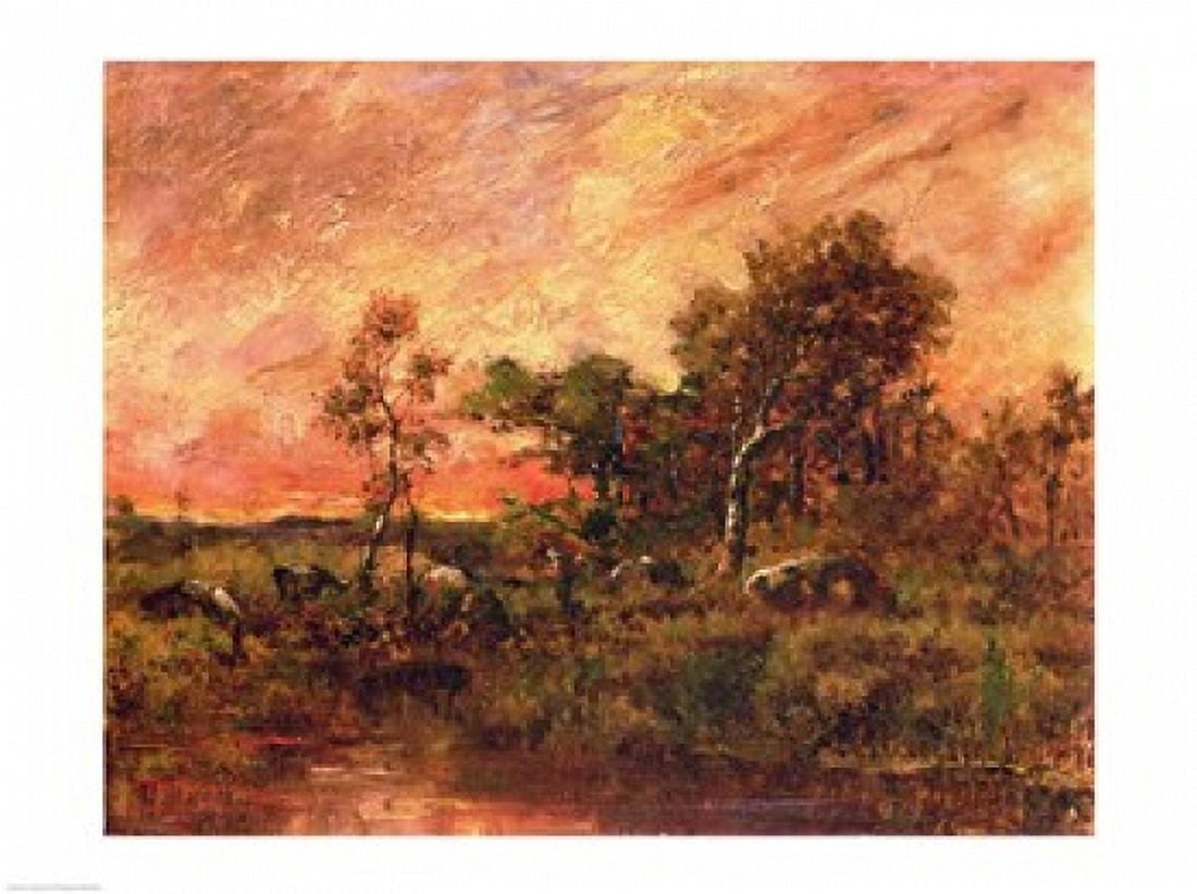 Wooded Landscape with a Faggot Gatherer Canvas Art - Henri Rousseau (24 x 18)