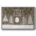 thumbnail image 1 of Wooded White Christmas Collection A - Framed Gallery Wrapped Holiday Canvas - 25 x 37 - White Frame, 1 of 9