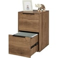 Wooden 2 Drawer File Wood Vertical Filing Fits Hanging