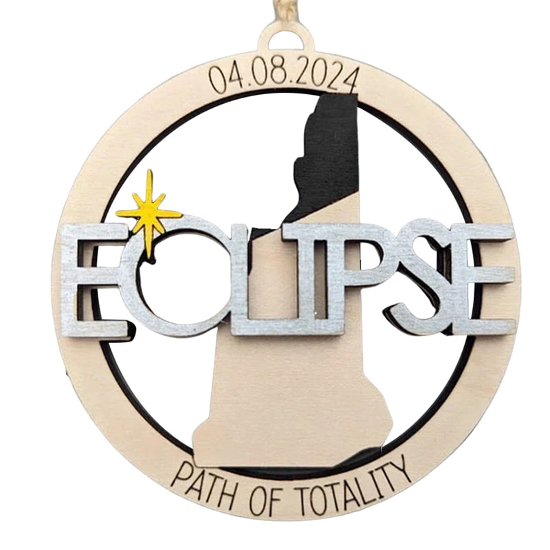 Wooden 2024 Solar Eclipse Souvenirs, 2024 Solar Eclipse Decorations