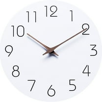 Wooden 30Cm Silent Wall Clock For Home Decor Large Number Modern Clock