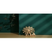 Wooden 3D Puzzle DIY Modern Laser Cut Ferris Wheel by Hands Craft
