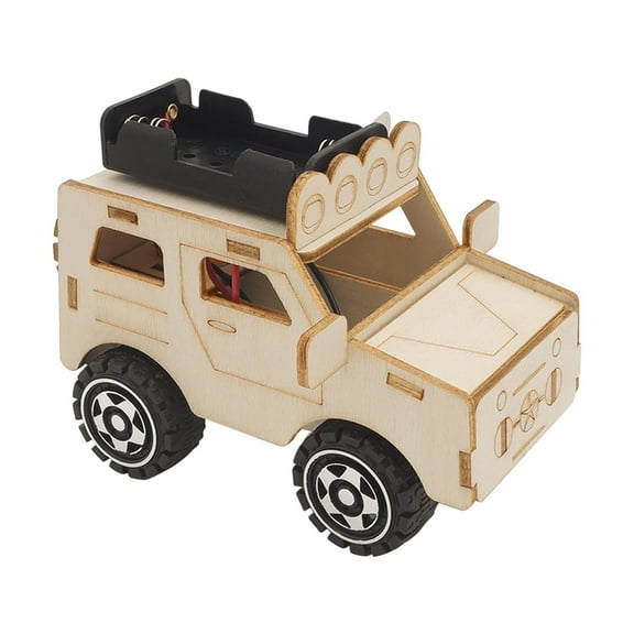 Wooden 3d Puzzle Car,3d Wooden Puzzles,Jeep Car Model Kit,Self Building Vehicle Diy Kits,Wood Puzzle Models To Build, Brain Teaser Educational Puzzle Gifts,Handicraft Car Educational Equipment Kits