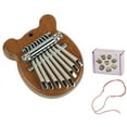 thumbnail image 1 of Wooden 8-Key Finger Thumb Piano for All Ages: Soothing Sounds and Stress Relief, 1 of 8