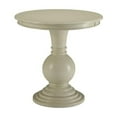 thumbnail image 1 of ACME Alyx Wooden Round Pedestal Table in Antique White, 1 of 2
