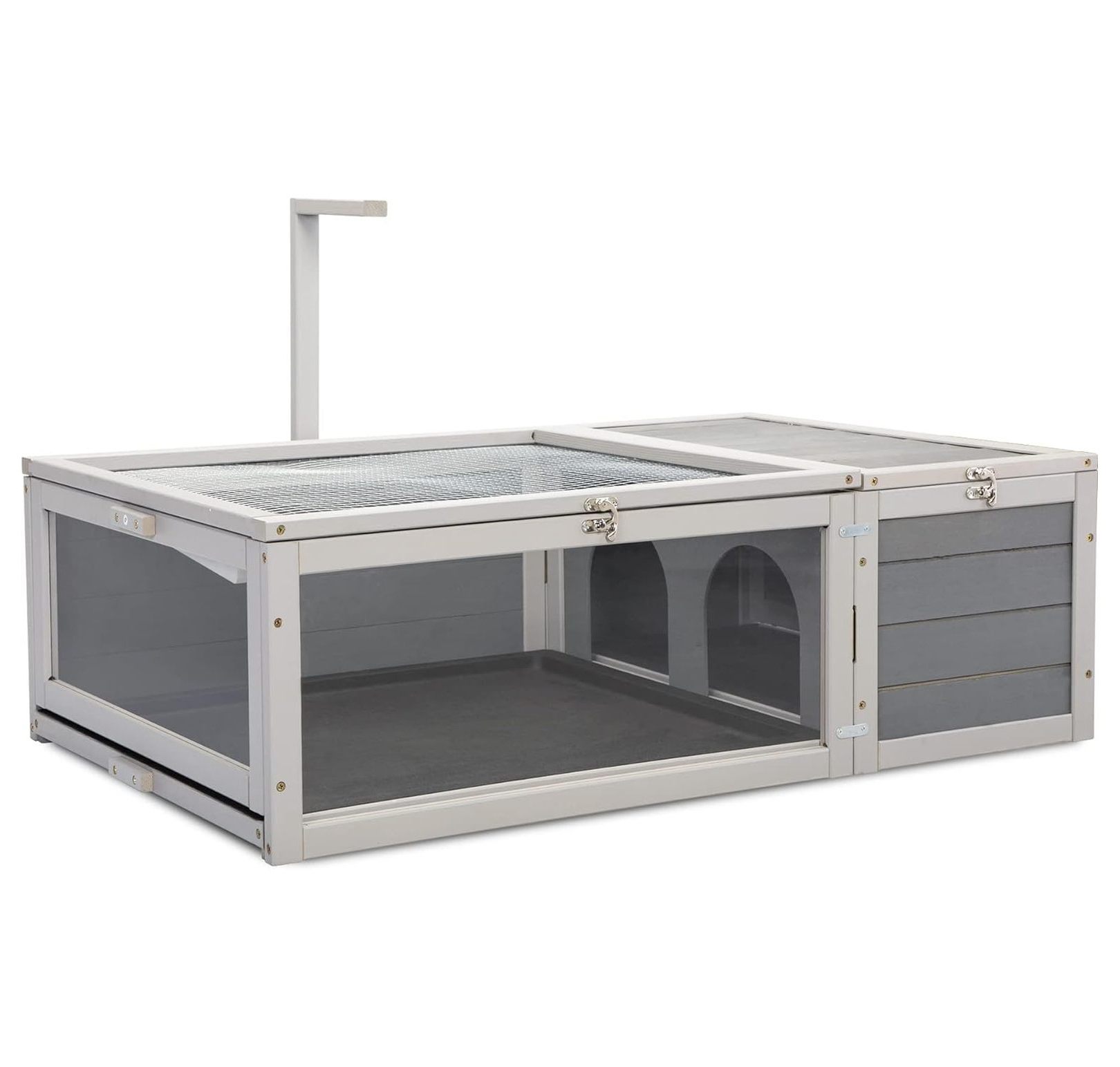Wooden Acrylic Sheet Tortoise House Large Turtle Cages , Indoor ... - Utility Hamster Cages For Tortoises