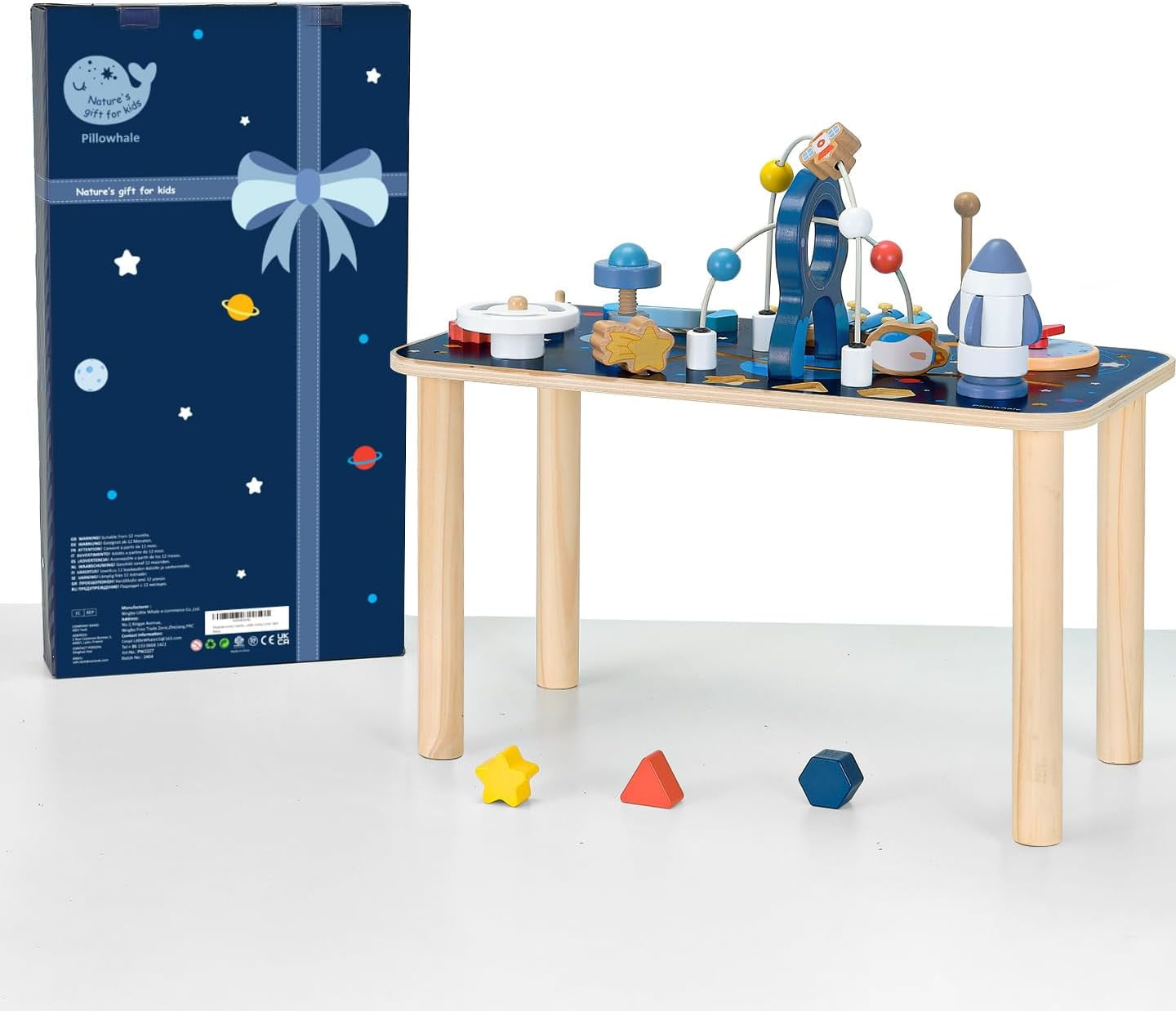 Sviluppo Motricità Fine Tavolo Attività Legno Janod Baby Forest