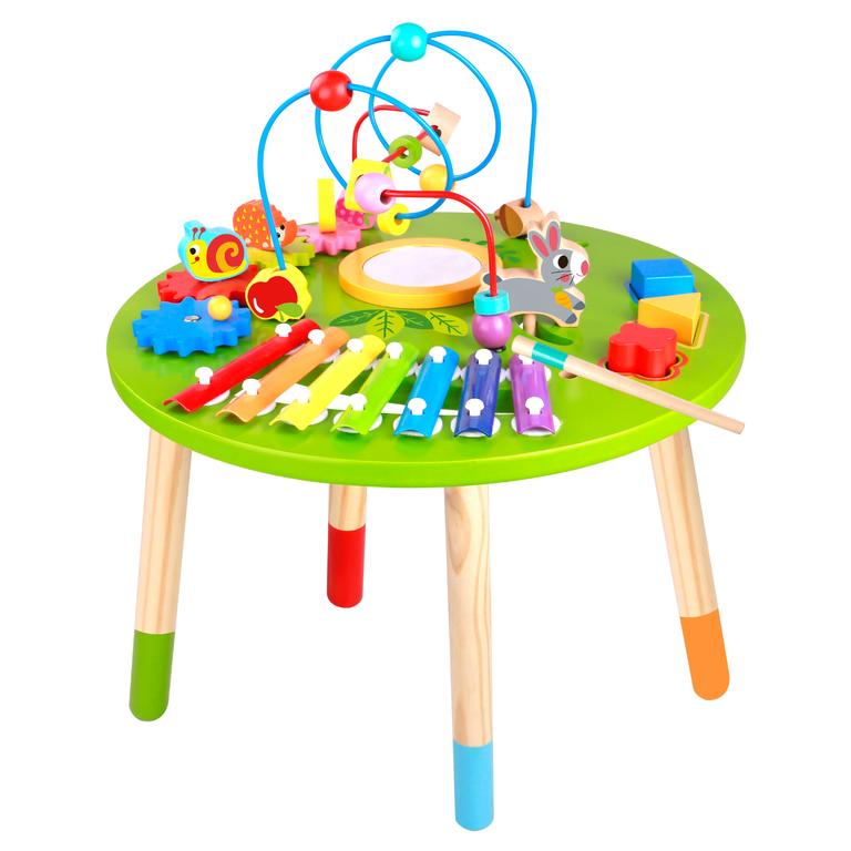 Activity Table | Wooden Activity Toys | Toys for Toddlers  Wooden Activity Table for Kids display picture 1