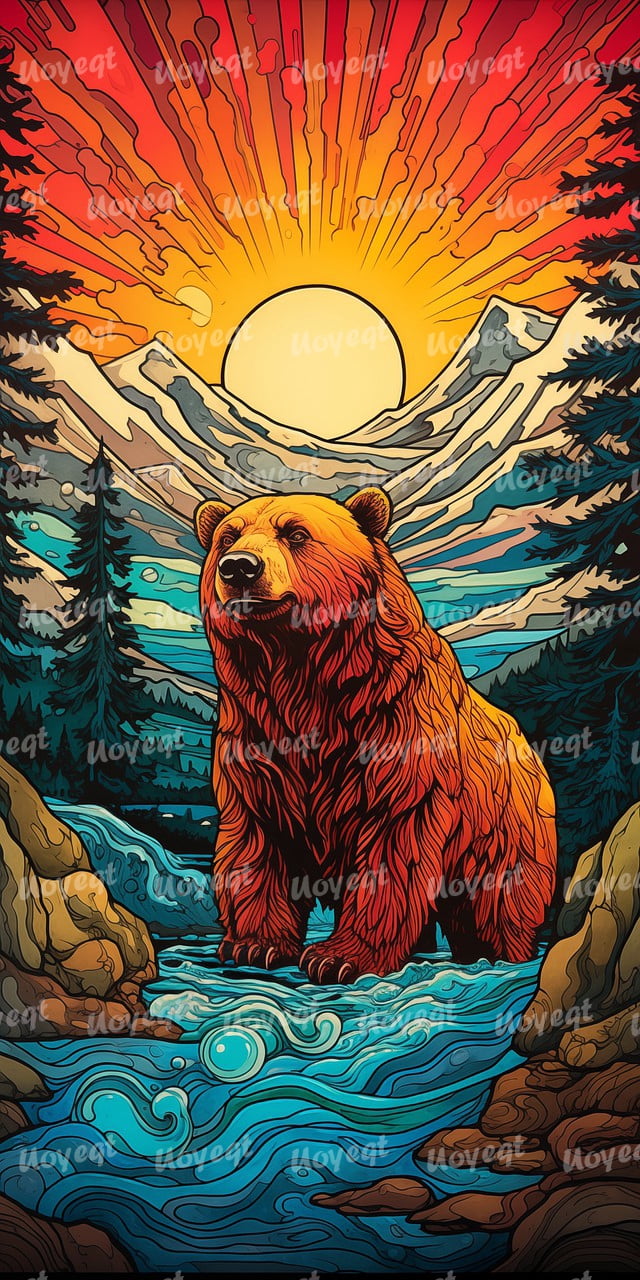 Wooden Adults Bear River Birthday Gifts Jigsaw Puzzle For Adults And ...