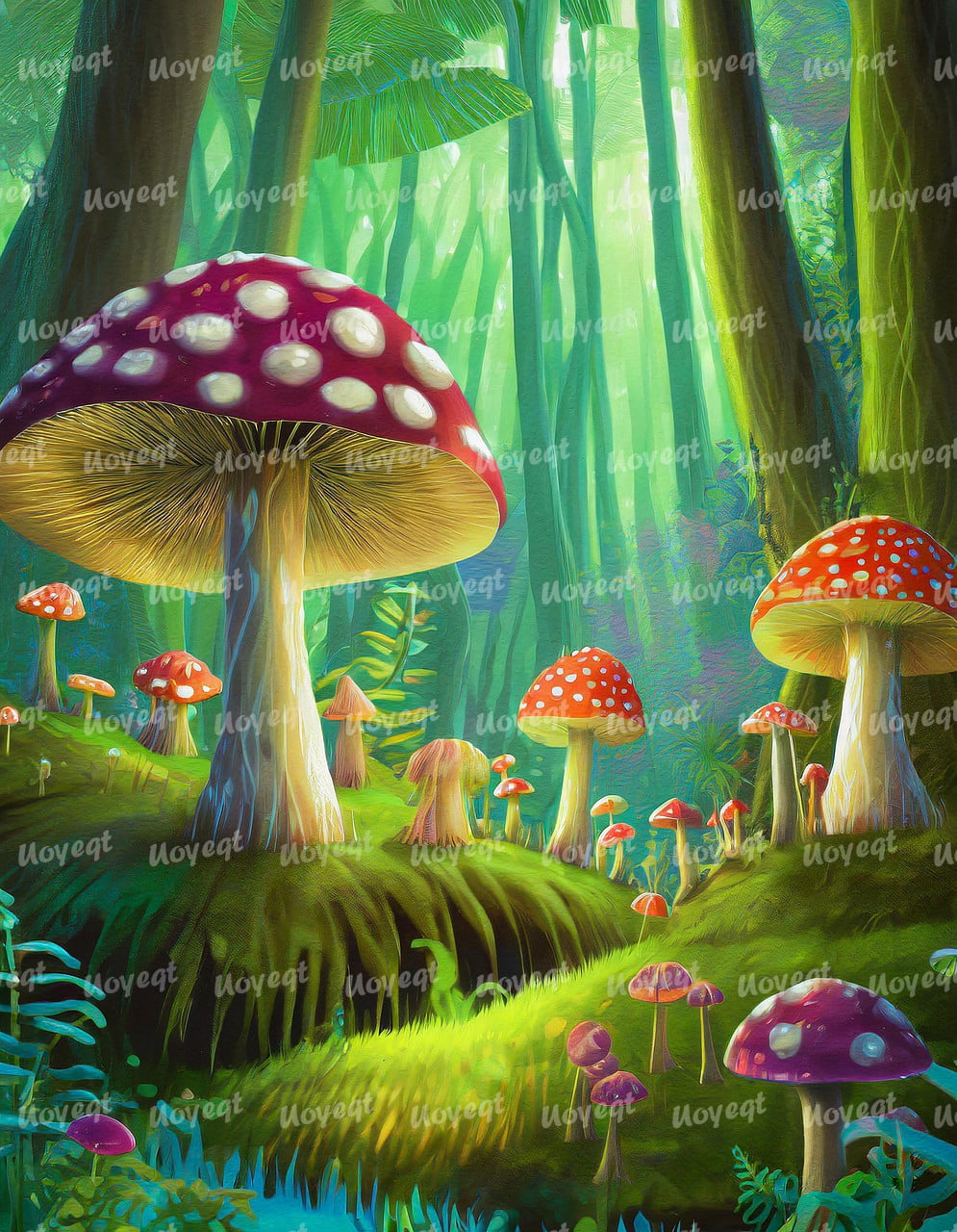 Wooden Adults Mushrooms Forest Birthday Gifts 500 piece Jigsaw Puzzle ...
