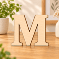Wooden Alphabet Letters Decorative Signs, Letter Cutouts for Home Decor ...