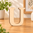 Wooden Alphabet Letters Decorative Signs, Letter Cutouts for Home Decor ...
