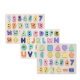 thumbnail image 1 of Wooden Alphabet Number Shape Puzzle Set, Stocking Stuffers Montessori Educational Toy, Preschool Fine Motor Cognitive Toy, Christmas Birthday Gift for Toddler Boys Girls Ages 2 and Up, 1 of 4