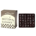 thumbnail image 1 of Wooden Alphabet Rubber Stamp Set, A-Z Letter Stamps for Card Making, DIY Crafts, Scrapbooking 30 Pcs B, 1 of 2
