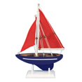 thumbnail image 1 of Wooden American Paradise Model Sailboat 9" - Decorative Sailboat Model - Nautical Decoration, 1 of 2