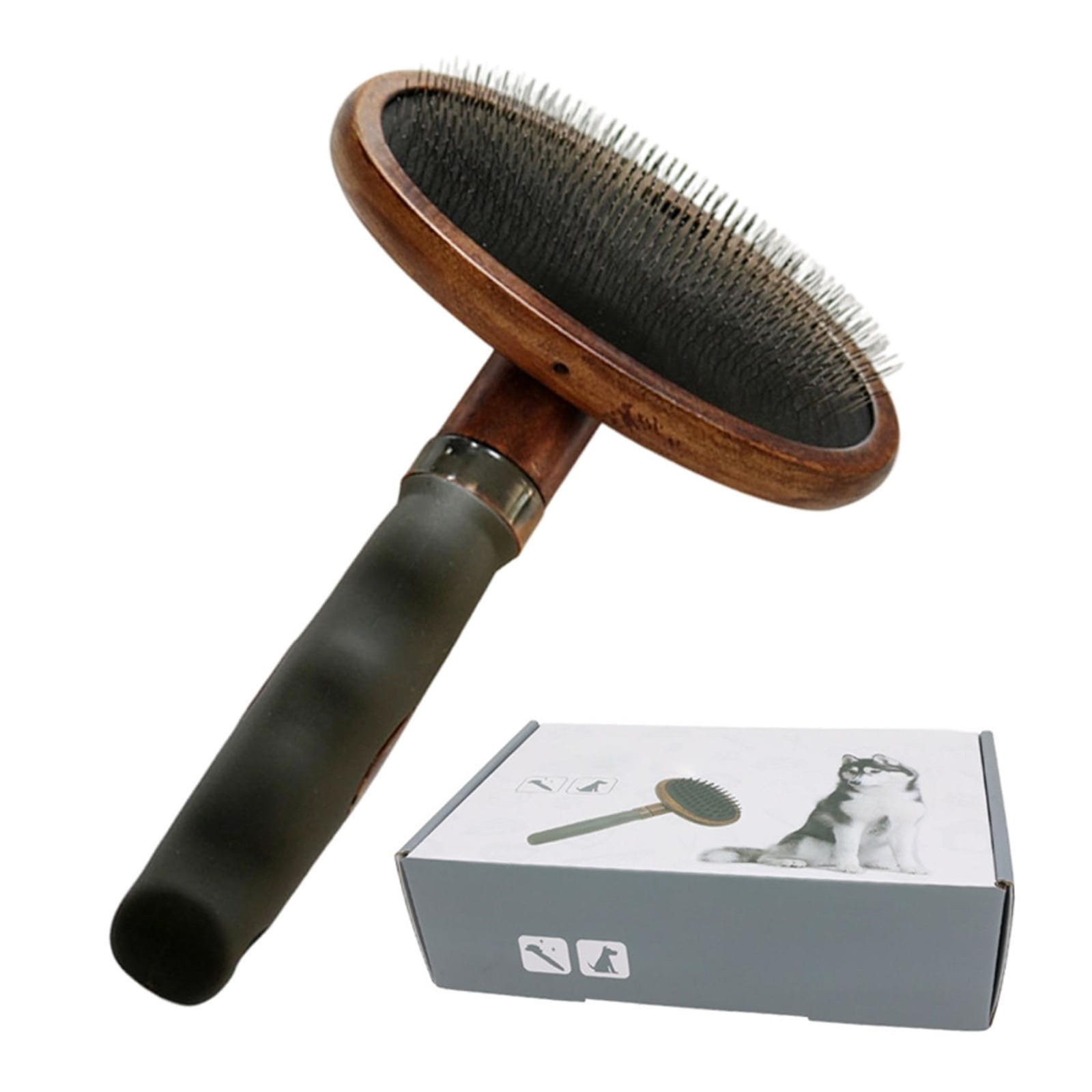 Wooden And Cat Brush Smooth Brush Smooth Brush And Bottom Brush For And ... - Flannel Entanglement Risk For Cats