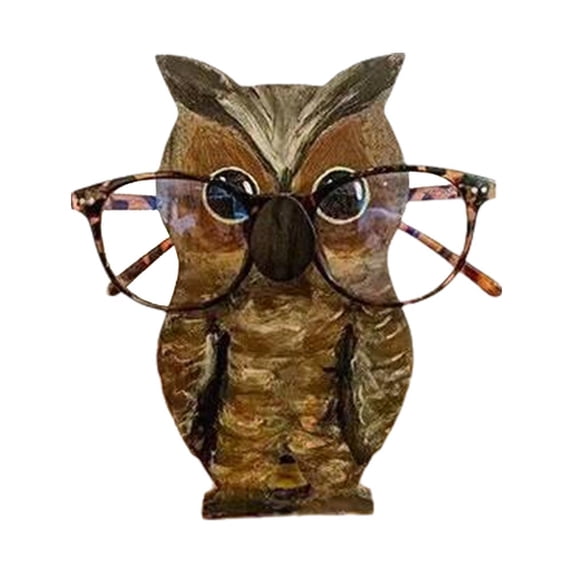 Wooden Animal Glasses Holder Creative Desk Eyewear Stand For Sunglasses Reading Glasses Home Office Car Decorative Organizer