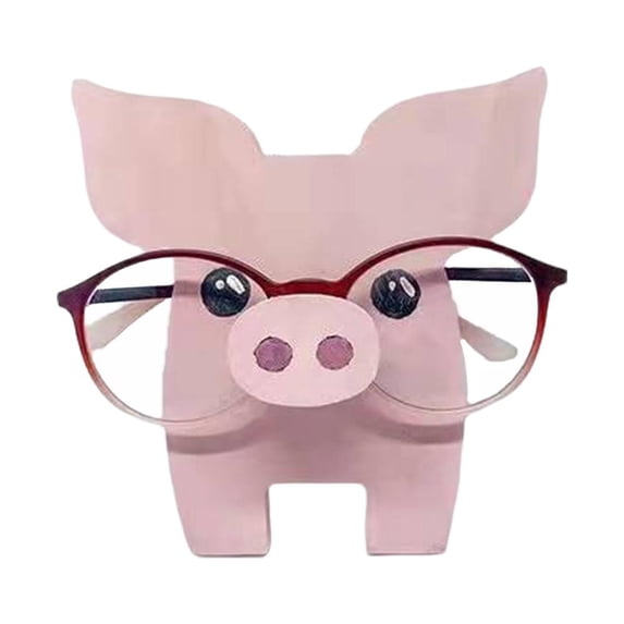 Wooden Animal Glasses Holder Creative Desk Eyewear Stand For Sunglasses Reading Glasses Home Office Car Decorative Organizer