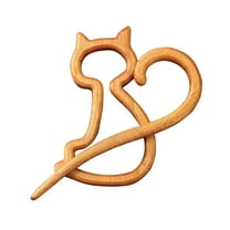 Wooden Animal Pattern Brooch Cartoon Animal Shape Brooch Lapel Badge Pin Sweater Clip Shawl Pin Scarf Pin(2)