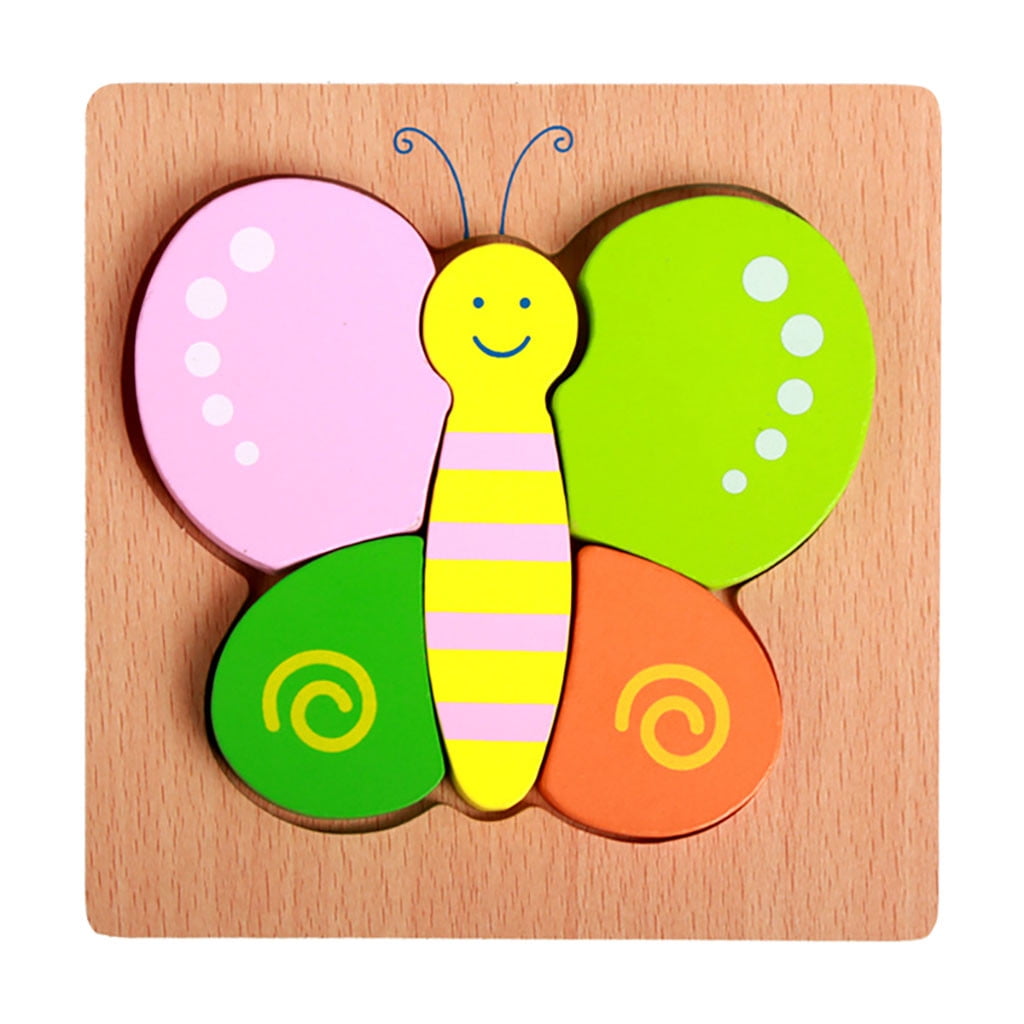 Wooden Animal Puzzles for Toddlers 1 2 3 Years Old Boys Girls