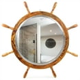 thumbnail image 1 of Wooden Antique Brown Torched Santorini - (30 Inches), 1 of 6