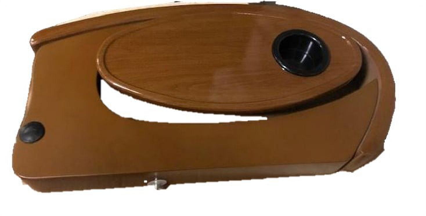 Wooden Armrest (2 PCS) for Shiatsulogic Pedicure Chair, Foldable Tray