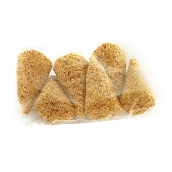 Wooden Aromatherapy Incense Cones Natural Fragrance Set 6pcs for Healing Meditation Woody Scent