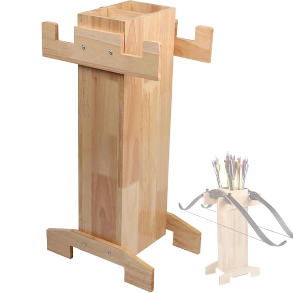 Wooden Arrow Holder Arrow case Arrow tube Arrow quiver Quiver arrow holder Archery bow stand Stand arrow Recurve bow stand Archery bow stand Stable archery bow stand