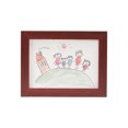 thumbnail image 1 of Wooden Art Frames with Interchangeable Storage Box, Classic Horizontal Magnetic Frames for Kids Drawings, Family Photos, Artwork Display, Multi-Functional Photo Holder,Red,L, 1 of 4