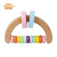 thumbnail image 1 of Wooden Baby Rattle Toy, Orff Musical Hand Shakers, Easy Grip Infant Sensory Developmental Toys, Early Educational Percussion Kit for Babies 0 6 12 36 Months Boys Girls, Baby Shower Gift, 1 of 7