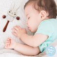 thumbnail image 1 of Wooden Baby Rattle Toy, Easy‑Grasp Ergonomic Handle, BPA‑Free Safe Natural Timber, Infant Sensory Teething Toy, Early Educational Hand Shaking Developmental Toy, for Newborn Boy Girl Gift, 1 of 7
