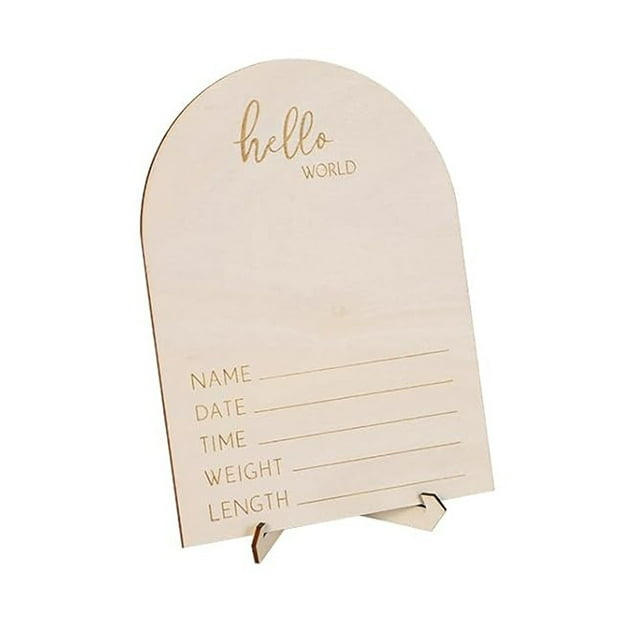 Wooden Baby Scan Photo Frame Pregnancy Announcement Photo Frame With