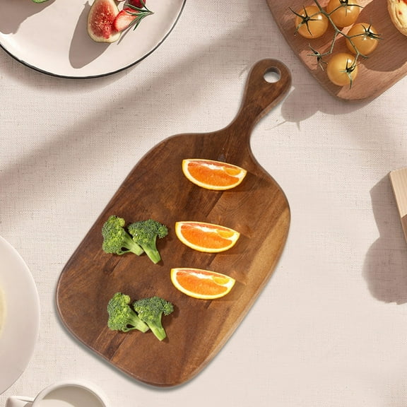 Wooden Baking Serving Tray Versatile Kitchen Plate for Food Presentation Party Home Daily Use