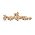 thumbnail image 1 of Wooden Baluster Spindles 2", Pack of 1000 Wood Spindles for Crafts, Woodworking, and Furniture, by Woodpeckers, 1 of 7