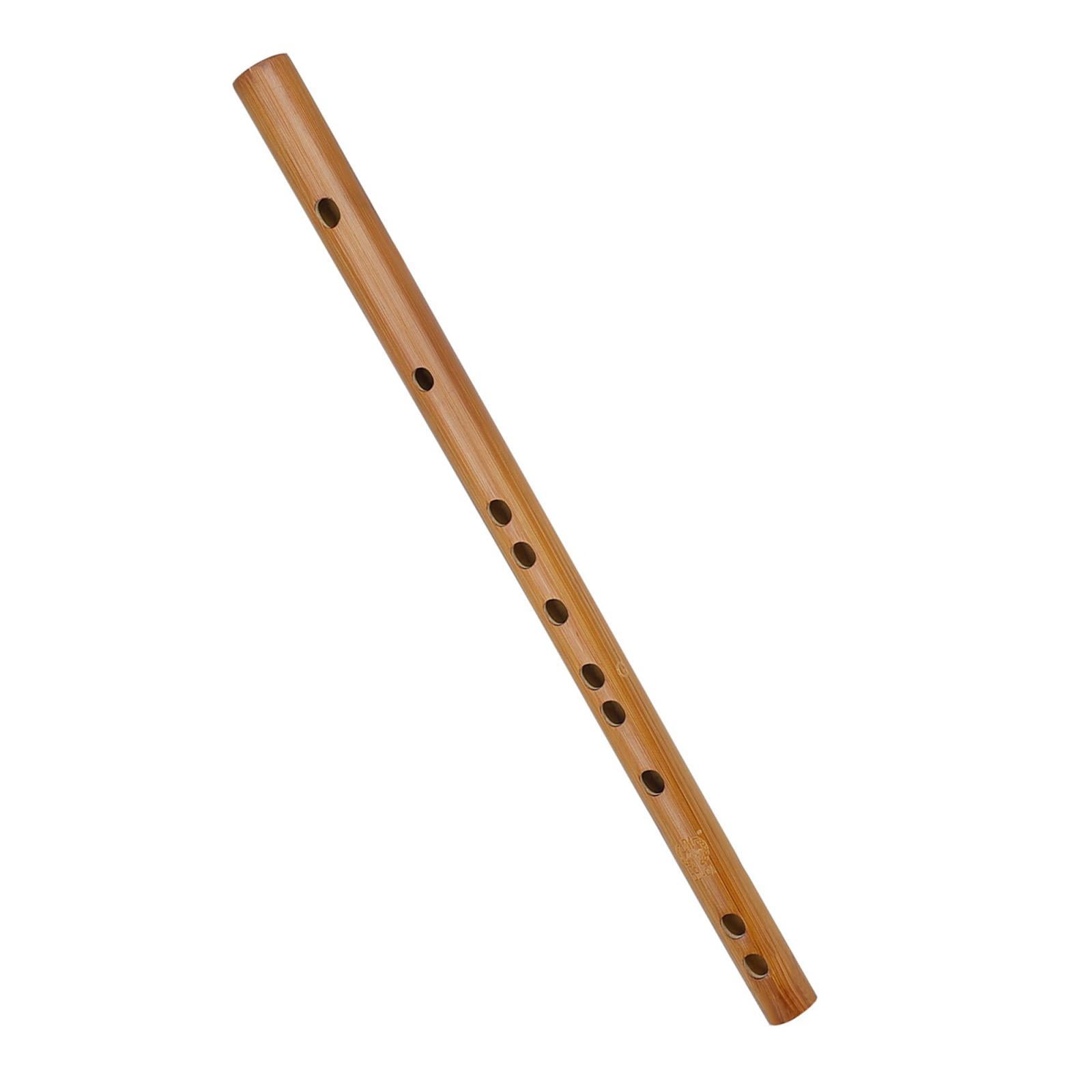 Wooden Bamboo Flute Woodwind Musical Instrument Traditional Hand Crafted  Novelty Gifts Men Women Kids , 52x2.45cm - Walmart.com