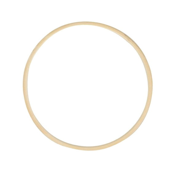 , Wooden Bamboo Hoop Craft , for Projects - 23cm