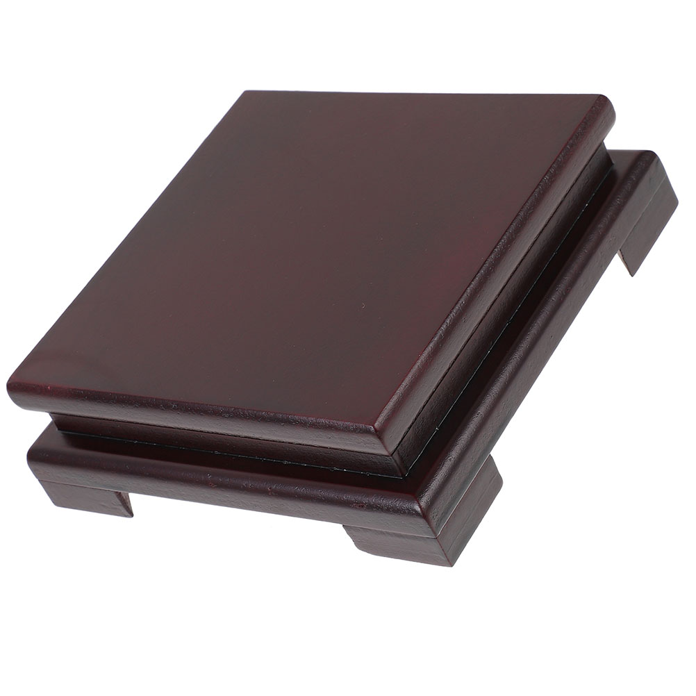 Wooden Base Display Stand Flower Pot Holder Vase Plant Pots Indoor